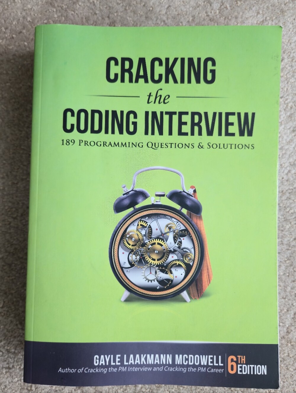 Cracking the Coding Interview, 6th Edition: 189 Progr... by McDowell, Gayle Laak